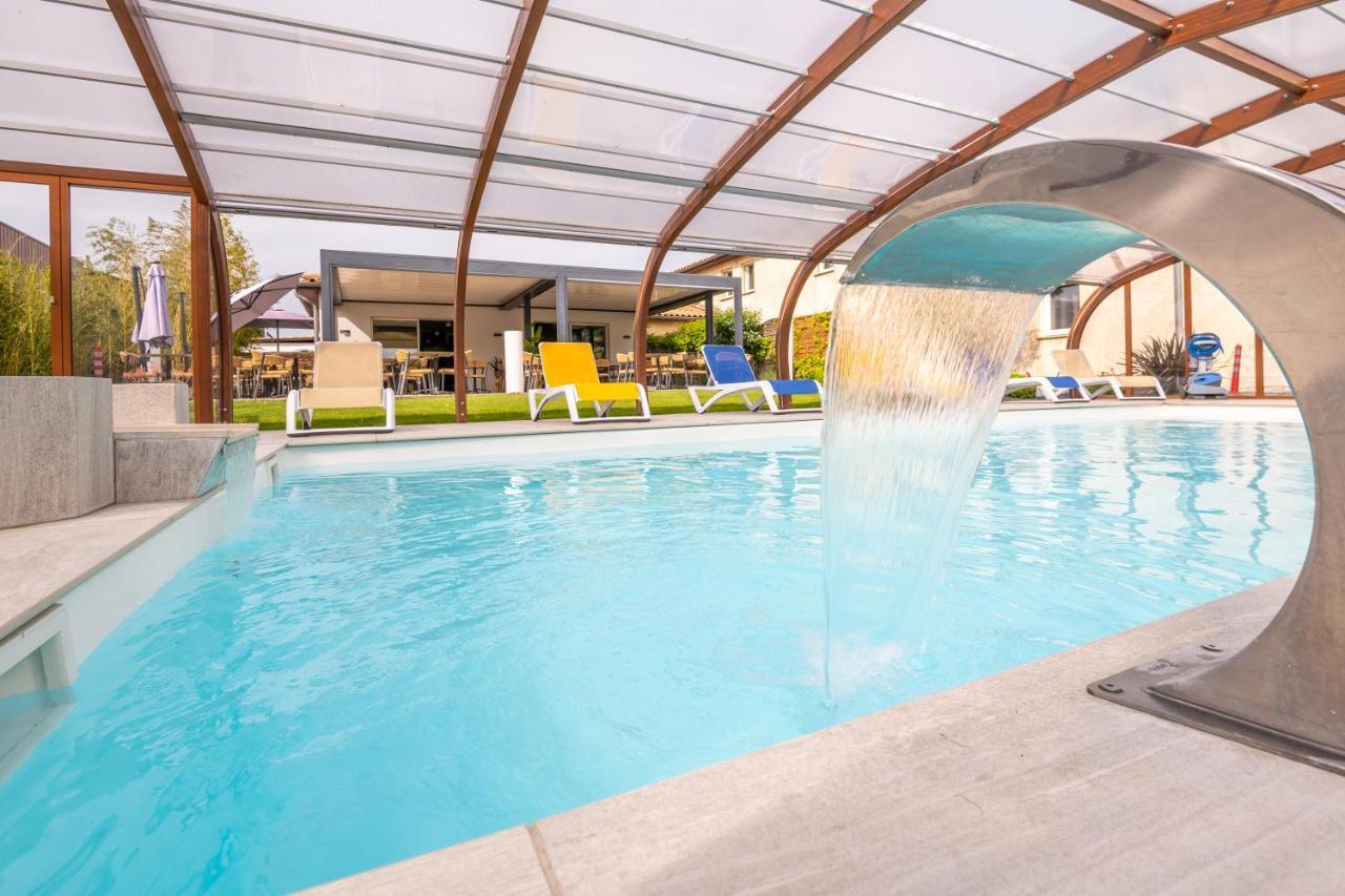 Logis Hotel Restaurant Le Clos Fleuri Кастельнодарі Екстер'єр фото