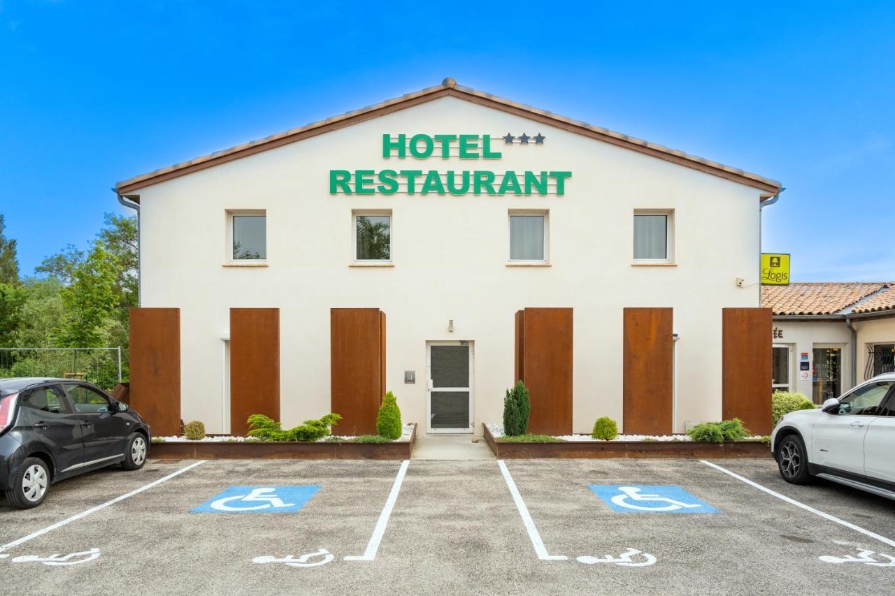 Logis Hotel Restaurant Le Clos Fleuri Кастельнодарі Екстер'єр фото